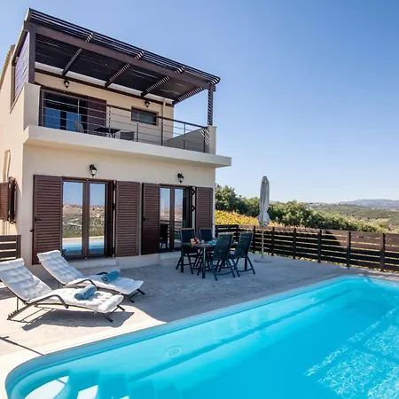Brand New Luxury Dafne With Heated Pool Epano Vathia